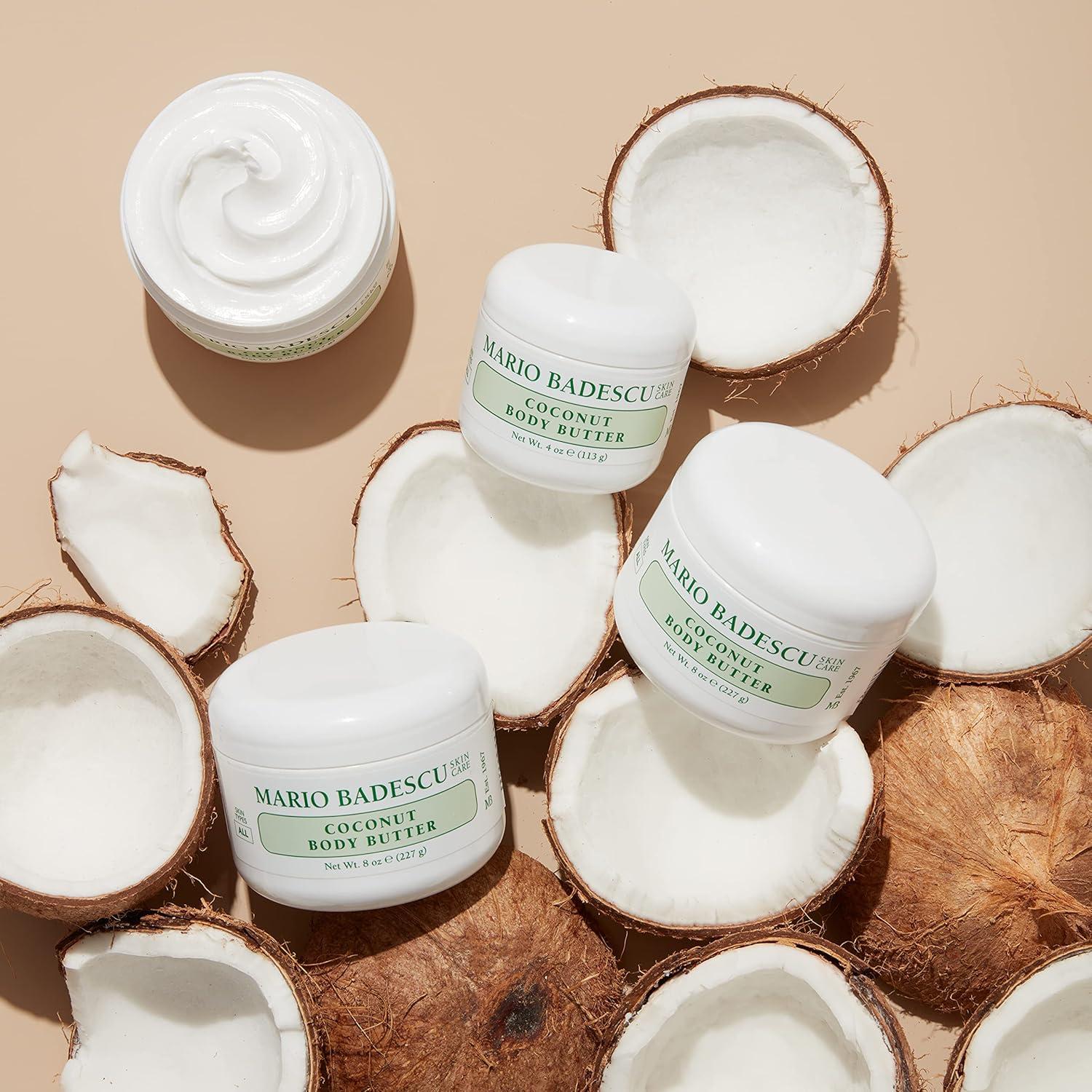 imageMario Badescu Coconut Body Butter for All Skin Types  Body Moisturizer for Smooth and Radiant Skin  Formulated with Shea ButterBody Butter