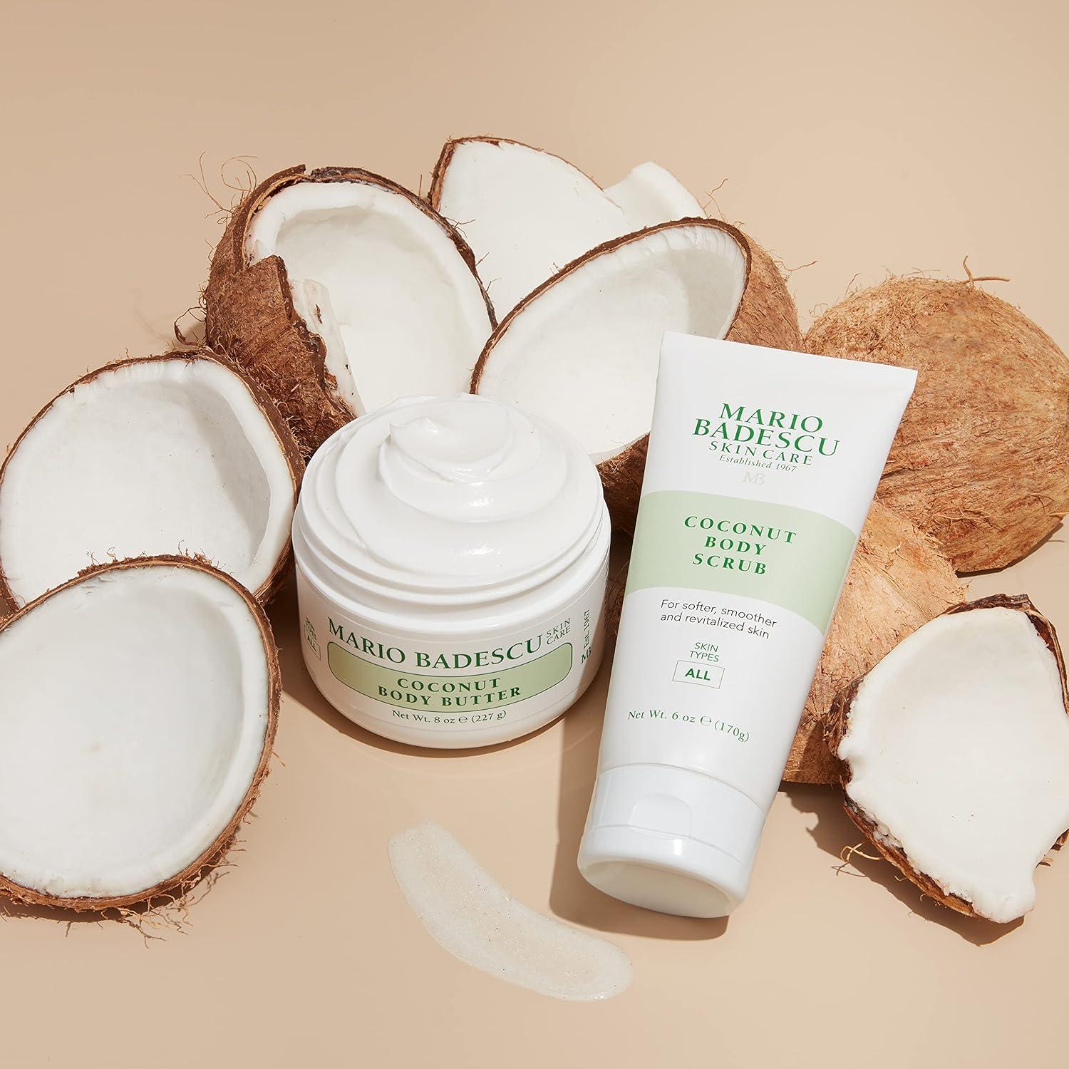 imageMario Badescu Coconut Body Butter for All Skin Types  Body Moisturizer for Smooth and Radiant Skin  Formulated with Shea ButterBody Butter