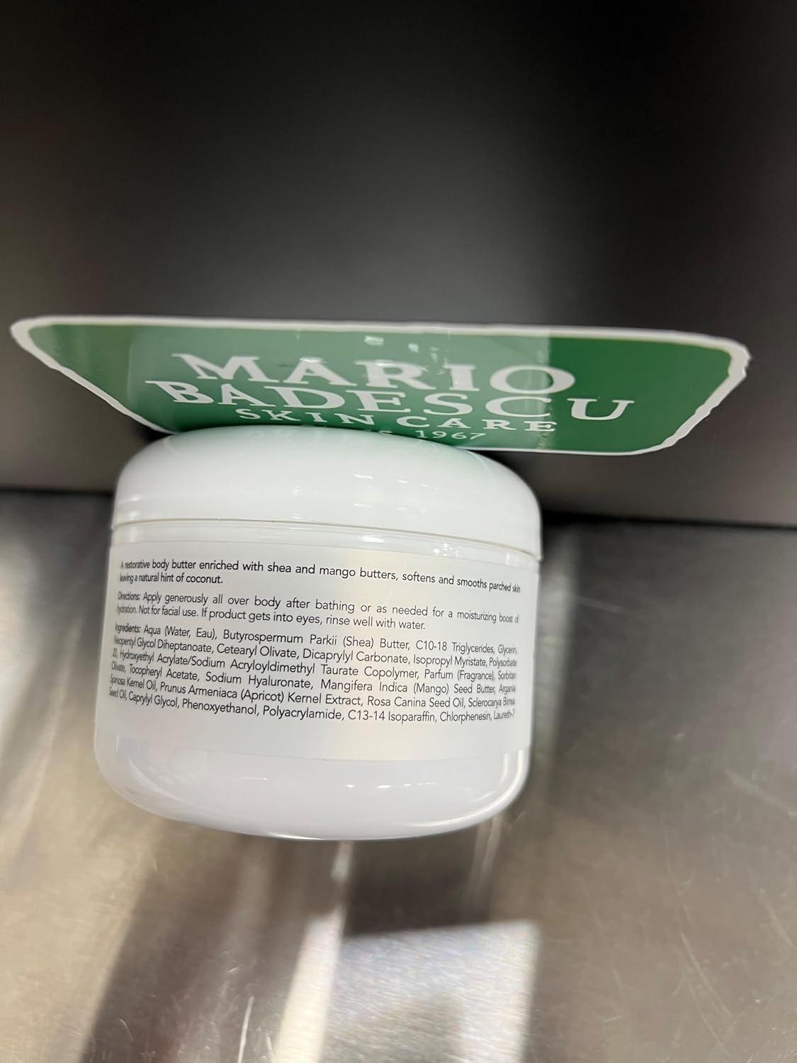 imageMario Badescu Coconut Body Butter for All Skin Types  Body Moisturizer for Smooth and Radiant Skin  Formulated with Shea ButterBody Butter