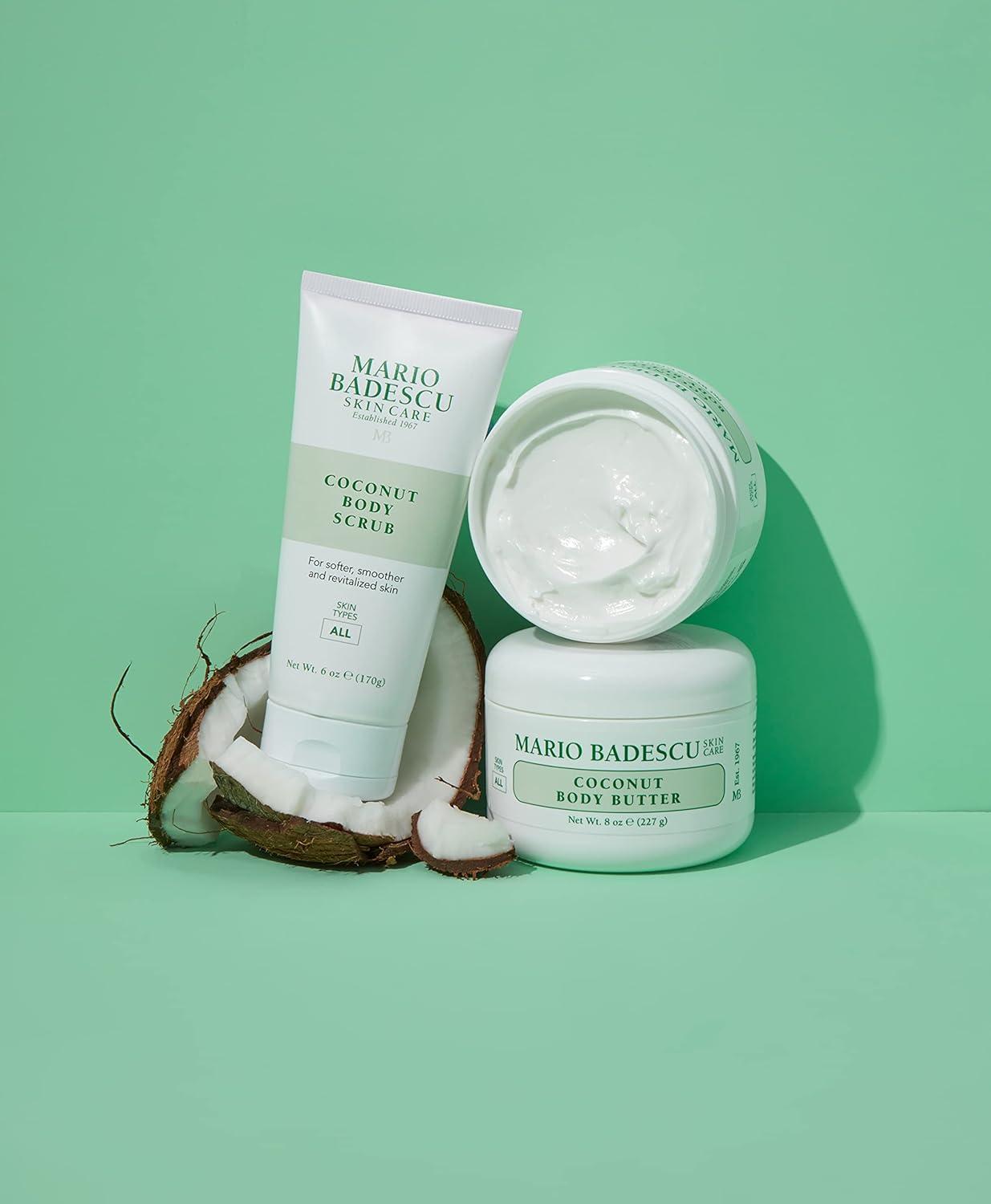 imageMario Badescu Coconut Body Butter for All Skin Types  Body Moisturizer for Smooth and Radiant Skin  Formulated with Shea ButterBody Butter
