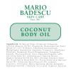 imageMario Badescu Coconut Body Oil Enriched with Coconut Oil ampamp Shea Butter  Lightweight Skin Care for Hydrating and Moisturizing After Shower MassageBody Oil