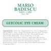 imageMario Badescu Eye Cream for Dark Circles and Puffiness  Hyaluronic Caffeine or Glycolic  Hydrating Firming and Anti Aging Overnight Under Eye Care Treatment for Fine Lines and WrinklesGlycolic