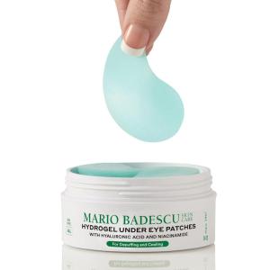 imageMario Badescu Hydrogel Under Eye Patches 30 Pairs  Hydrating Eye Masks for Puffy Eyes Dark Circles Fine Lines with Hyaluronic Acid ampamp Niacinamide Soothing ampamp Plumping