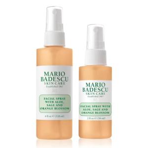 imageMario Badescu Facial Spray with Aloe Sage and Orange Blossom for All Skin Types  Face Mist that Hydrates ampamp Uplifts3 Fl Oz Pack of 2