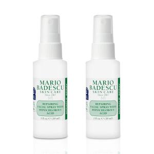 imageMario Badescu Repairing HOCl Facial Spray with Hypochlorous Acid  Soothes ampamp Calms Angry Irritated Skin Reduce Redness ampamp FlareUps  pH Balancing NonIrritating Cleanser FragranceFree1 Fl Oz Pack of 2