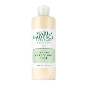 imageMario Badescu Orange Cleansing Soap  Cream Face Cleanser and Exfoliator Enriched with AHA  Oil Free Face Wash for Combination or Dry Skin  Mild Exfoliant with NonDrying Formula16 Fl Oz Pack of 1